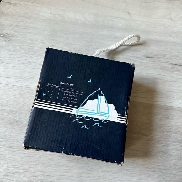 Sperry Halyard H&L Velcro Crib Navy Shoes 3M New in box‎ - Picture 5 of 6